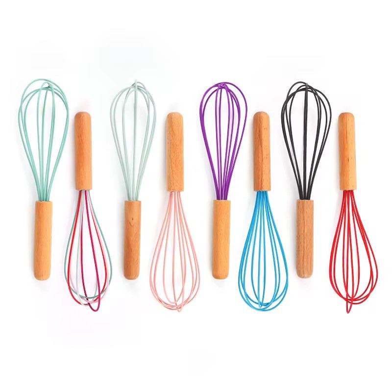 Tel de bucătărie cu mâner din lemn – 23,5×6 cm – diverse culori