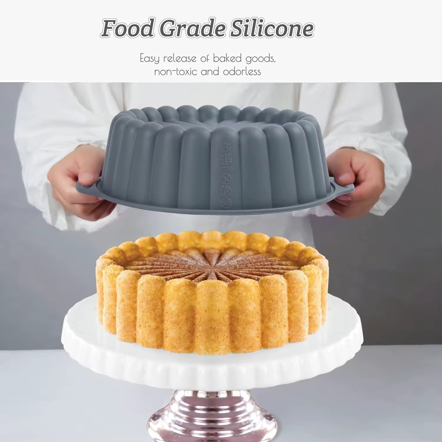 Formă Charlotte Cake din silicon – Small
