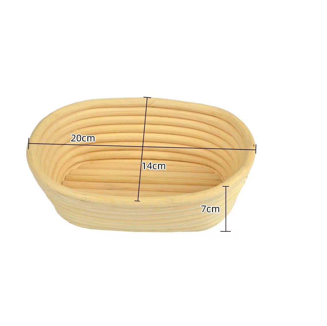 Cos pentru dospit din ratan – 17 x 12 x 6 cm
