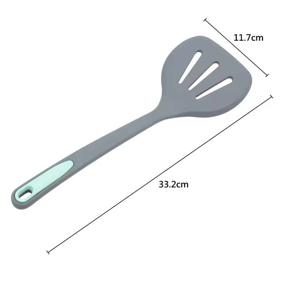 Spatulă lată perforată profesională din silicon – 33,2 cm