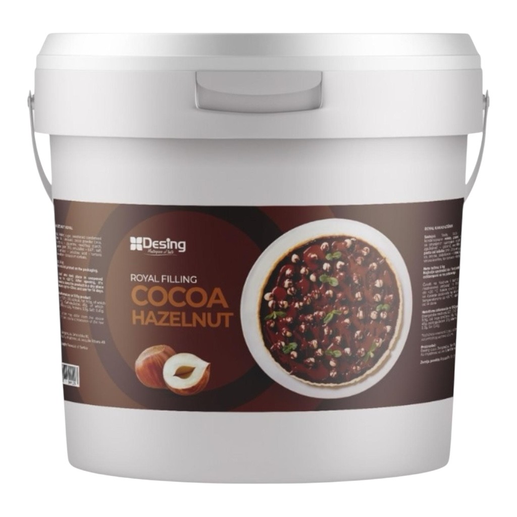 CREMĂ DE CIOCOLATĂ ROYAL CU ALUNE – TERMOSTABILĂ –6 KG